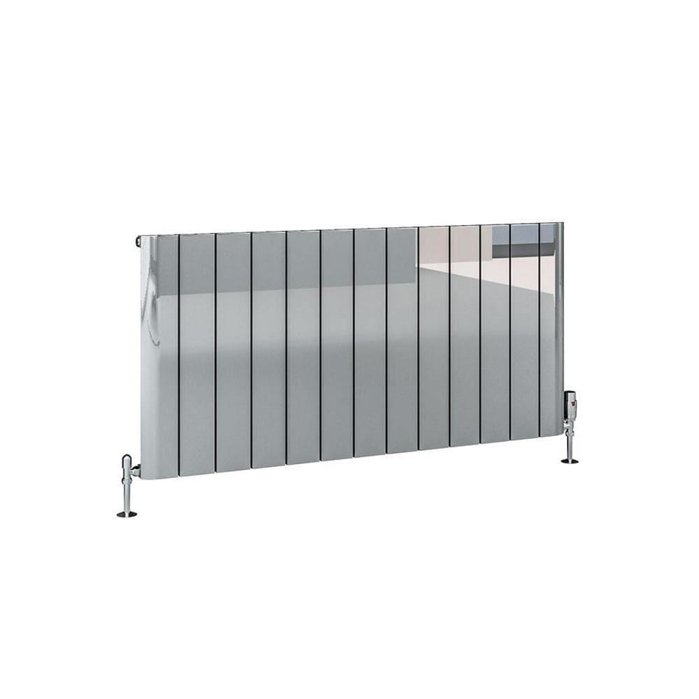 Eastbrook Panel Radiator Eastbrook Peretti Straight Horizontal Aluminum Radiator in Polished Aluminum