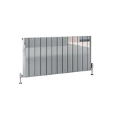 Eastbrook Panel Radiator Eastbrook Peretti Straight Horizontal Aluminum Radiator in Polished Aluminum