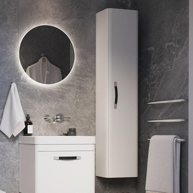 Saneux Storage Unit Matte White Saneux Hyde Tall Wall Mounted Storage Unit with Reversible Door