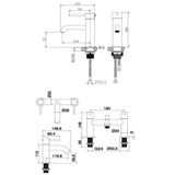 Aquarius Bathrooms Bath Shower Mixer Aquarius RF-Series Complete Bath and Basin Brassware Pack with Basin Tap, Bath and Shower Mixer and Wastes