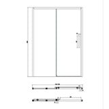 Crosswater Sliding Shower Door Crosswater Asura 8mm Sliding Shower Door
