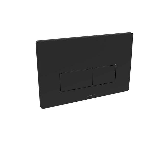 Saneux Flush Plate Matte Black Saneux FLUSHE 2.0 Square Flush Plate