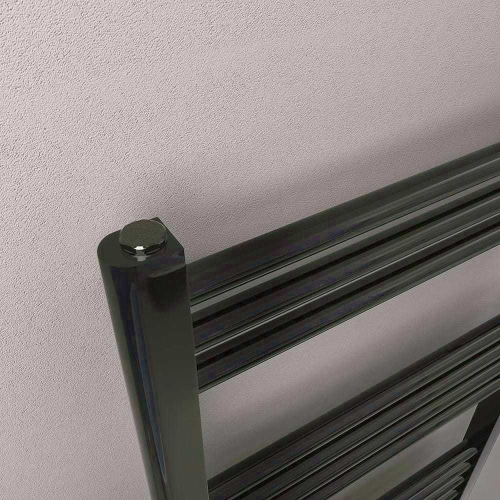 Eastbrook Wendover Straight Heated Towel Rail in Black Gold