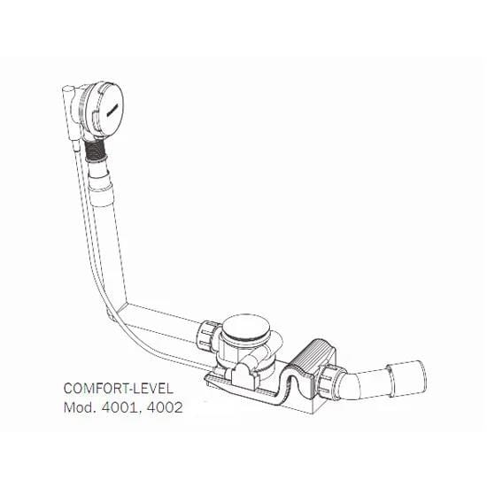 Kaldewei Kaldewei Comfort Level Pop-Up Waste for Single Ended Baths