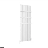 Eastbrook Panel Radiator Eastbrook Peretti Straight Vertical Aluminium Radiator in Matt White