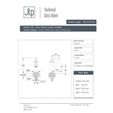 JTP Mono Basin Tap JTP Grosvenor Single Lever Basin Mixer Tap with Clicker Waste