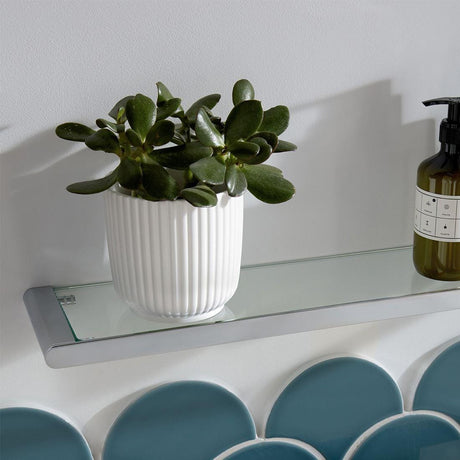 Vado Shelf Vado Photon 573mm Glass Shelf in Chrome