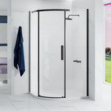 Merlyn Quadrant Shower Enclosure Matt Black / Left Handed Merlyn Ionic Essence Frameless 8mm 1 Door Offset Quadrant Shower Enclosure