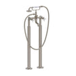 UK Bathroom Store Freestanding Bath Filler Brushed Nickel Burlington Guild Floor Standing Bath Shower Mixer
