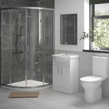 Aquarius Complete Bathroom Suite Aquarius Urbano Complete Vanity Shower Suite (with 900mm Quadrant Enclosure)