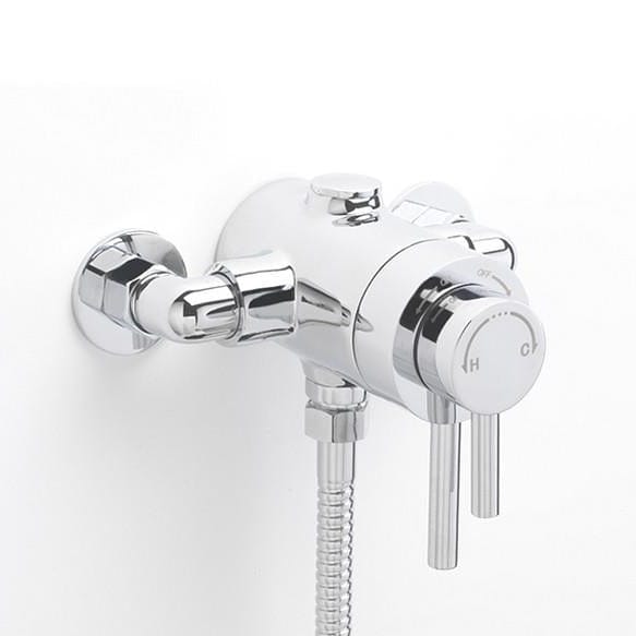 Sagittarius Exposed Shower Valve Sagittarius Ergo 1 Outlets Exposed Thermostatic Shower Valve - Chrome