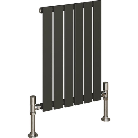 Aquarius Bathrooms Panel Radiator 600 x420mm / Anthracite Aquarius Flat Panel Single Horizontal Radiator