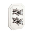 Crosswater Concealed Shower Valve Chrome Crosswater Belgravia Crossbox 3 Outlet Trimset