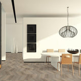 Multipanel Click Flooring Multipanel Click Drop 2.29M² Interlocking Geometric Vinyl Chevron Flooring - Bolsena