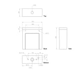 Saneux Close Coupled Toilet Saneux Uni Close Coupled Open Back Rimless Toilet with Soft Close Seat
