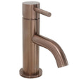 JTP Cloakroom Tap Brushed Bronze JTP VOS Single Lever Mini Basin Mixer Tap