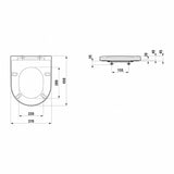 Laufen Toilet Seat Laufen Pro X Soft Close Toilet Seat in White