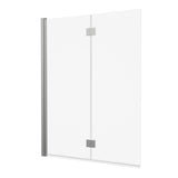 Crosswater Bath Screen Crosswater Asura 8mm Fully Folding Bath Screen