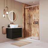 Crosswater Sliding Shower Door Brushed Bronze / 2000 x 1300 Crosswater Asura 8mm Sliding Shower Door