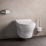 TOTO Wall Hung Toilet TOTO MH Wall Hung Rimless Toilet with Tornado Flush and Soft Close Seat