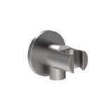 Roca Shower Brackets and Outlets Stainless Steel Finish Roca Aqua Round 1/2" Water Outlet with Shower Bracket