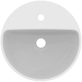 Ideal Standard i.life O Round 400mm 1 Tap Hole Countertop Basin in White Gloss