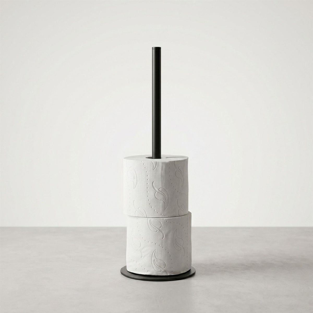 Smedbo Toilet Roll Holder Matt Black Smedbo Outline Freestanding Spare Toilet Roll Holder