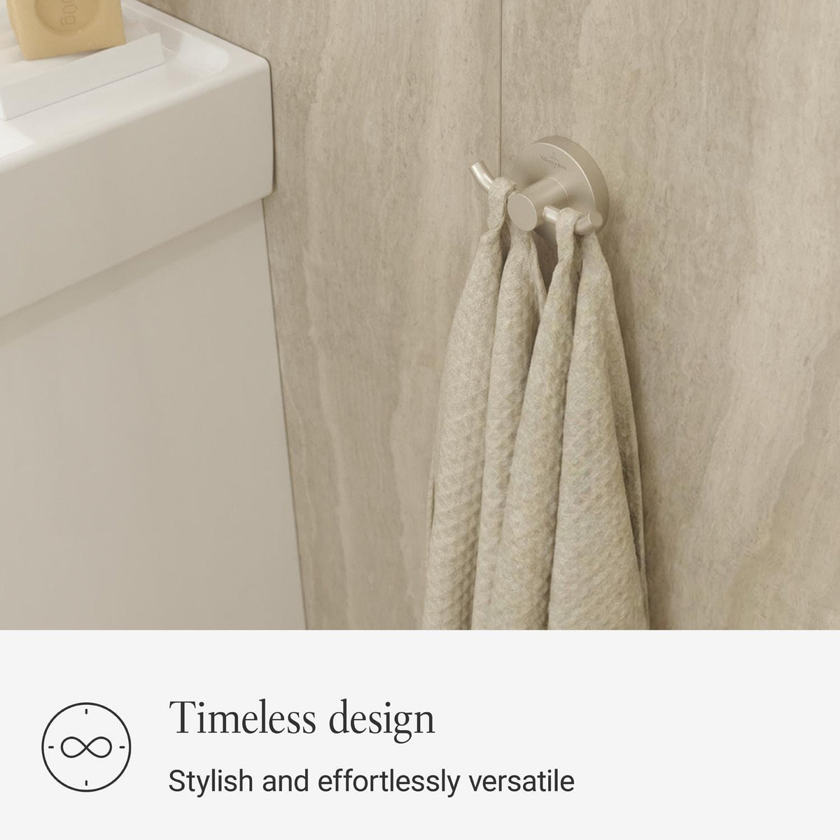 Villeroy & Boch Robe Hook Villeroy & Boch Elements - Tender Double Robe Hook