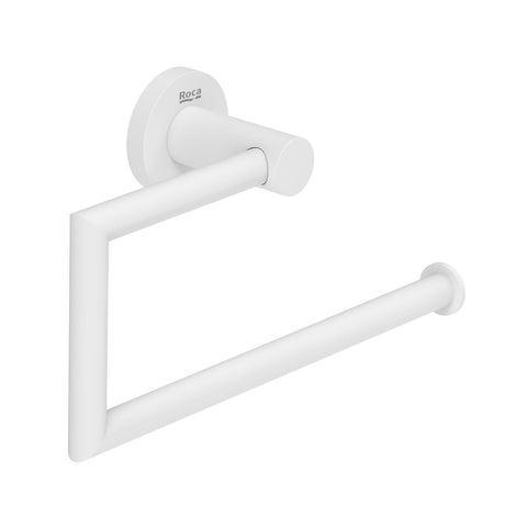 Roca Towel Rails and Rings Matt White Roca Hotels Round Towel Ring
