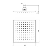 Crosswater Fixed Shower Head Crosswater Zion Fixed Shower Head
