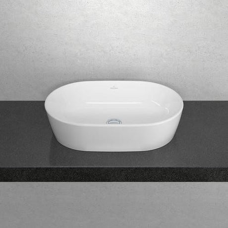 Villeroy & Boch Countertop Basin Villeroy & Boch Architectura Oval 600mm Countertop Basin (with Overflow) in Alpin White