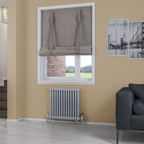 Eastbrook Column Radiator 600 x 608 / Central Heating Eastbrook Rivassa Traditional 2 Column Radiator in Chrome Effect