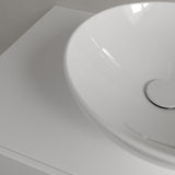 Villeroy & Boch Countertop Basin Villeroy & Boch Loop & Friends Round Countertop Basin in White Alpin