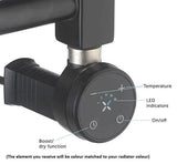 Crosswater Ladder Rail Crosswater MPRO Designer Vertical Towel Radiator in Brushed Brass