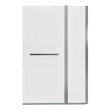 Aquarius Bathrooms Bath Screen Aquarius LevAqua Deluxe Two Panel Folding Bath Screen in Chrome