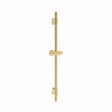 Roca Shower Riser Rail Brushed Brass Roca Sensum 700mm Shower Slide Rail with Adjustable Handset Bracket