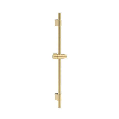 Roca Shower Riser Rail Brushed Brass Roca Sensum 700mm Shower Slide Rail with Adjustable Handset Bracket