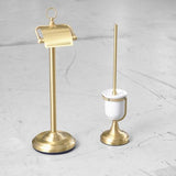 Miller Toilet Roll Holder Miller Signature Freestanding Traditional Toilet Roll Holder with Cover