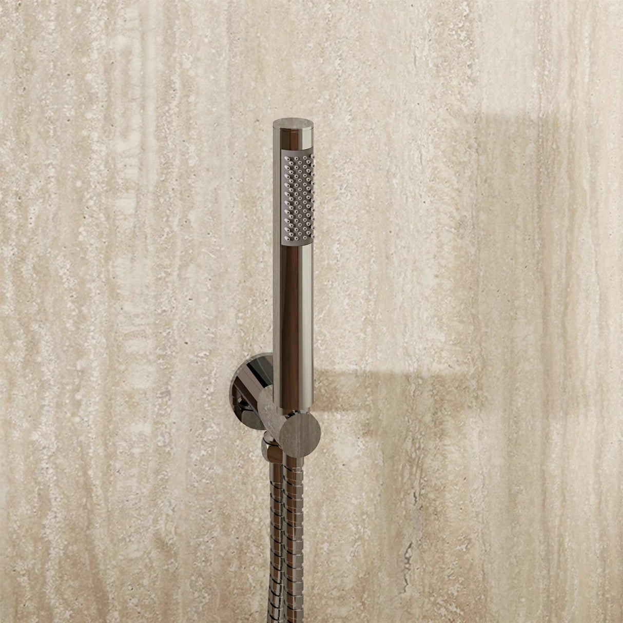 Crosswater Shower Handset Chrome Crosswater MPRO Wall Mounted Outlet with Shower Handset and Hose