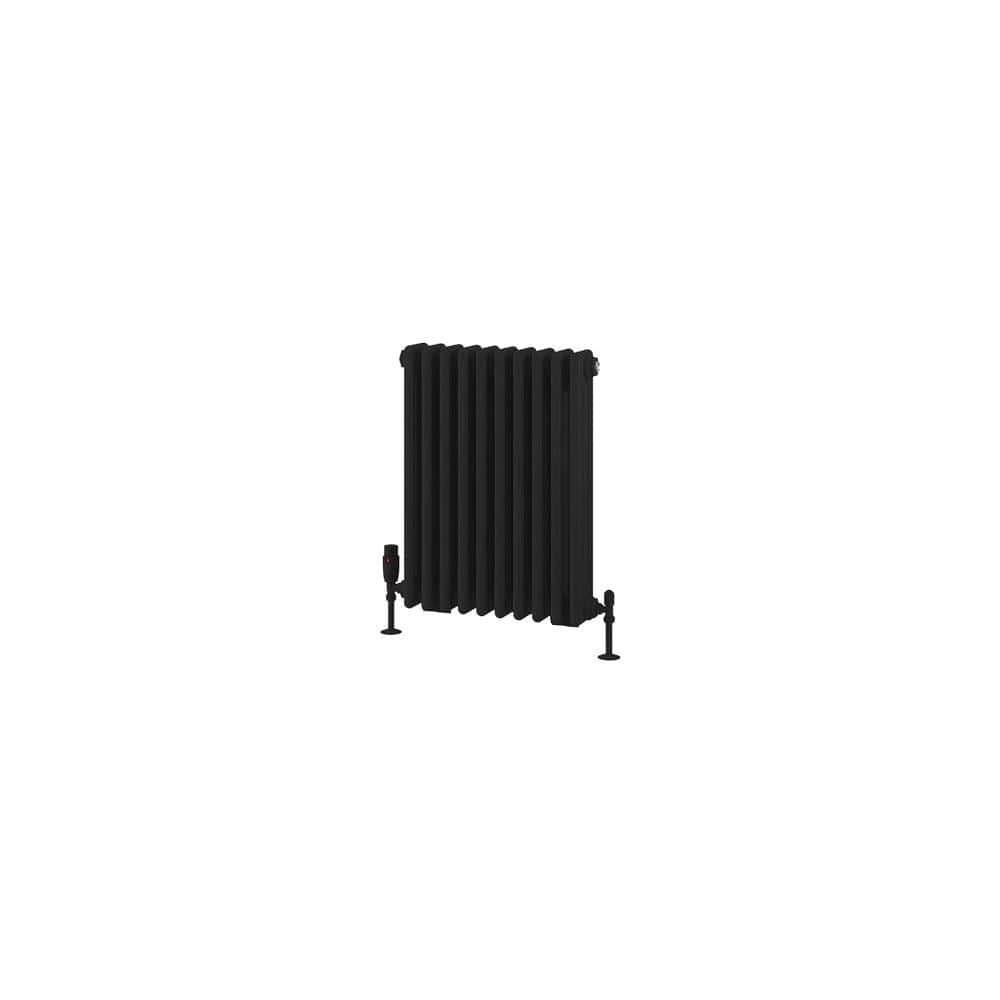 Eastbrook Rivassa Traditional 3 Column Radiator in Matt Black