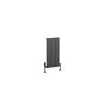 Eastbrook Panel Radiator Eastbrook Charlton Vertical Aluminium Designer Radiator in Matt Anthracite