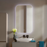 Villeroy & Boch Illuminated Mirror Villeroy & Boch More to See Lite LED Illuminated Curved Rectangular Mirror