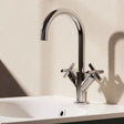 Crosswater Mono Basin Tap Chrome Crosswater MPRO Crosshead Monobloc Basin Mixer Tap