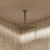 Crosswater Fixed Shower Head Brushed Nickel / 200mm Crosswater Zion Fixed Shower Head