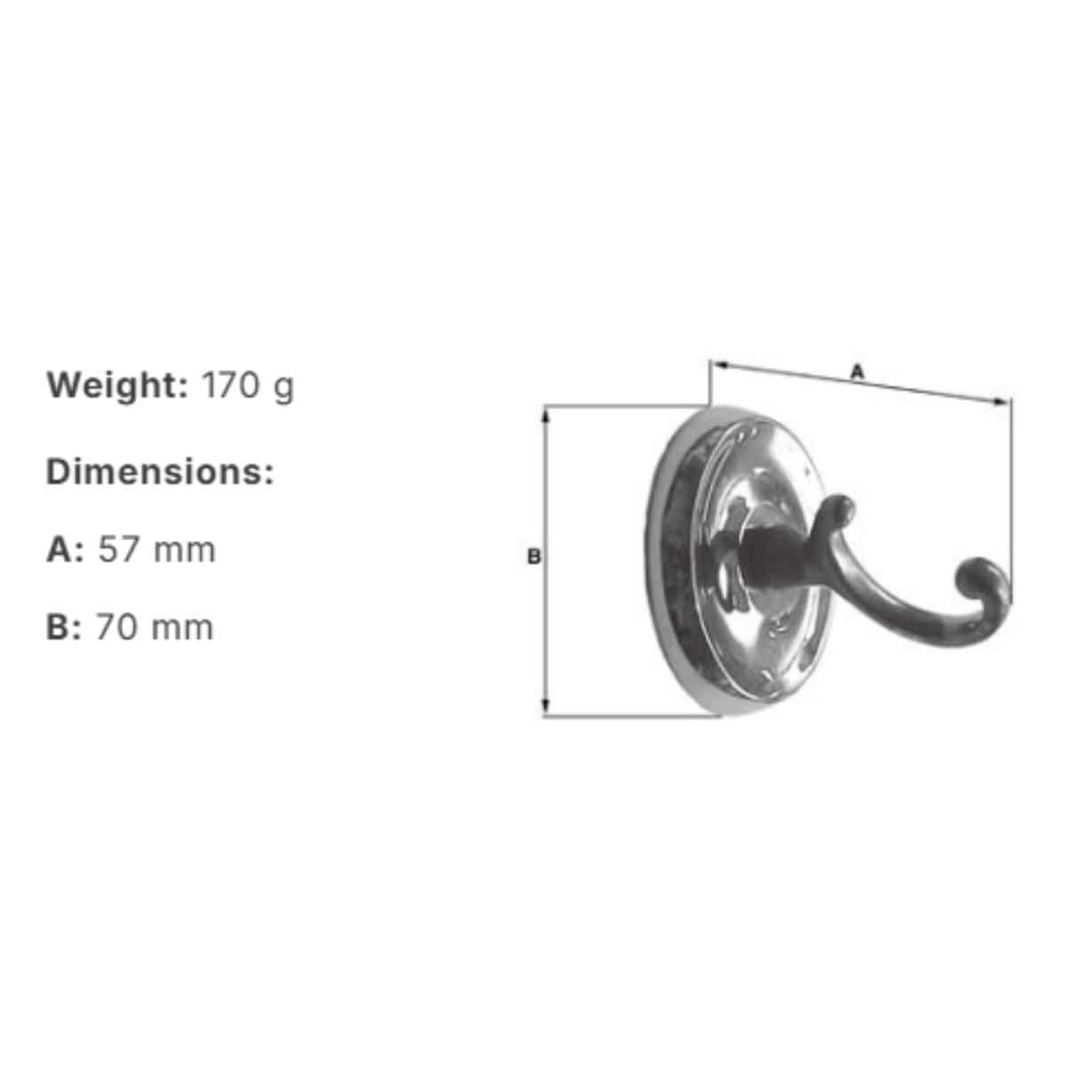 Smedbo Robe Hook Smedbo Villa Traditional Robe Hook