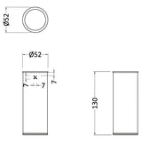 Crosswater Toothbrush Holder Crosswater MPRO Freestanding Tumbler