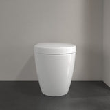 Villeroy & Boch Back to Wall Toilet Villeroy & Boch Subway 2.0 Rimless Back to Wall Toilet with Soft Close Seat