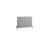 Eastbrook Panel Radiator Eastbrook Guardia Straight Horizontal Aluminium in Matt Grey