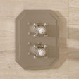 Crosswater Concealed Shower Valve Brushed Nickel Crosswater Belgravia Crossbox 2 Multi-Flow Outlet Trimset