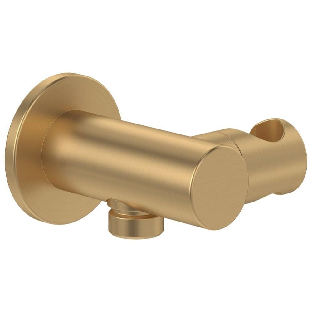 Villeroy & Boch Shower Brackets and Outlets Brushed Gold Villeroy & Boch Universal Round Wall Outlet and Hand Shower Holder